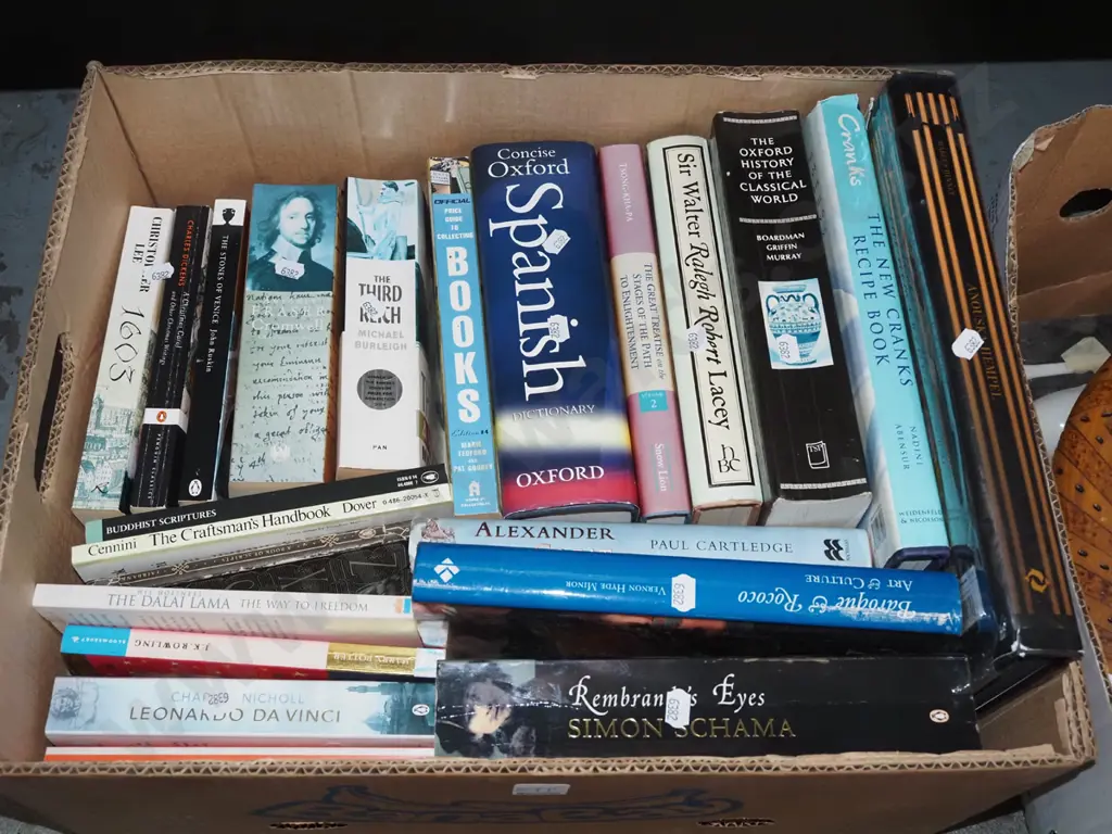 box of art and history books Image 1++