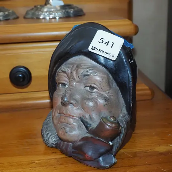 figural piggy bank - needs repairs