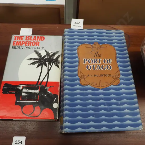 book - Port Otago, 1 other book