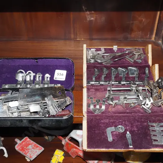 2x sewing machine button holers etc