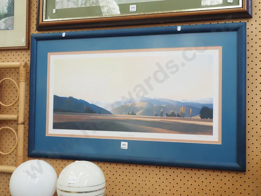 framed ltd edition print - Towards Wanaka Image 1++