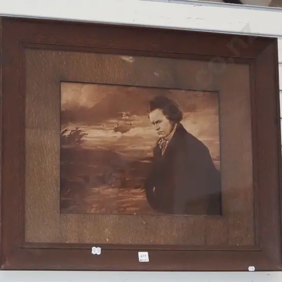 oak framed print - Beethoven?