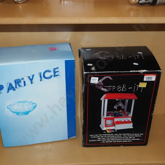 boxed as new rabbit game, party ice bowl