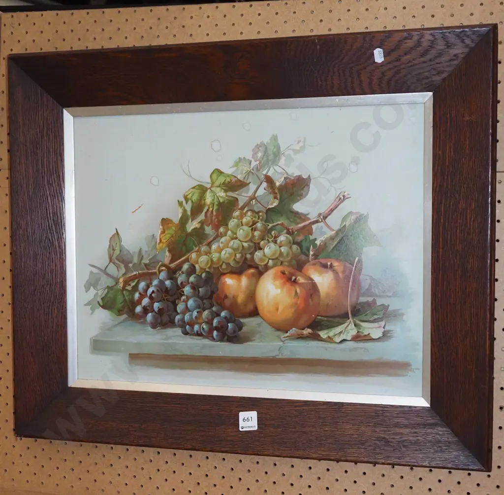 oak framed print - fruit - marks Image 1++