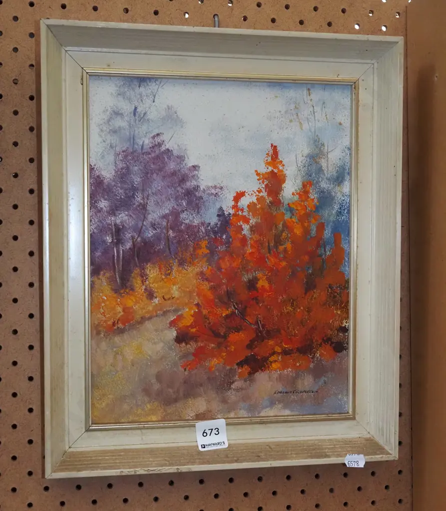 framed  Robina Templeton oil - marks Image 1++