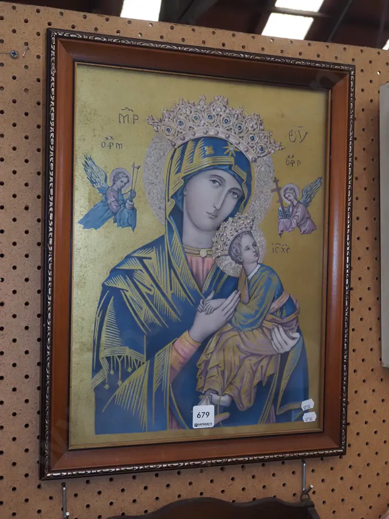 framed religious print Image 1++