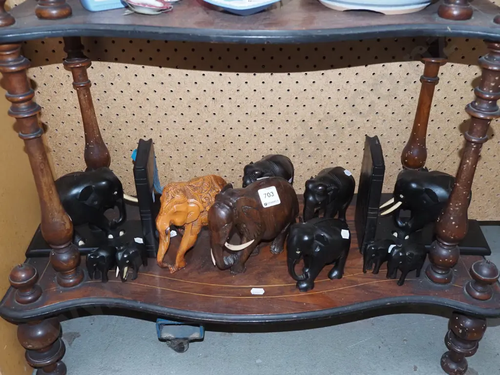 assorted elephants - all but 1 having missing trunks or damage  Image 1++