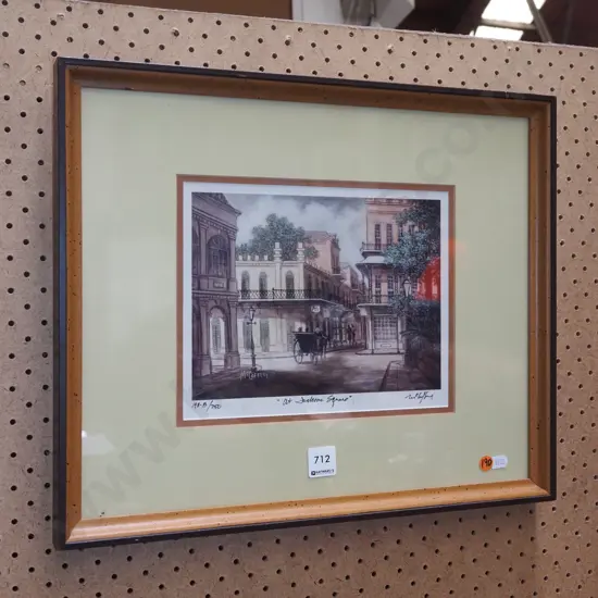 framed ltd edition print - stream scene