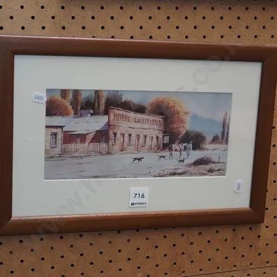 framed print - Cardrona Hotel