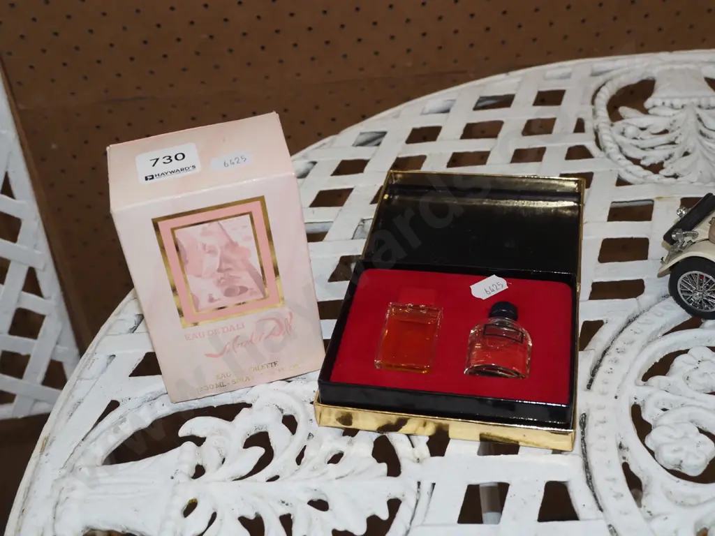 boxed as new Salvador Dali eau de toilette 30ml, boxed Dolce & Gabbana miniatures Image 1++