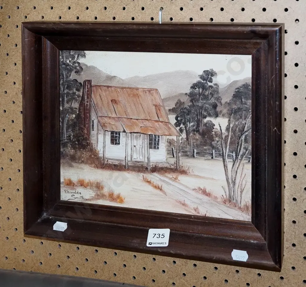 framed oil - farmhouse Image 1++