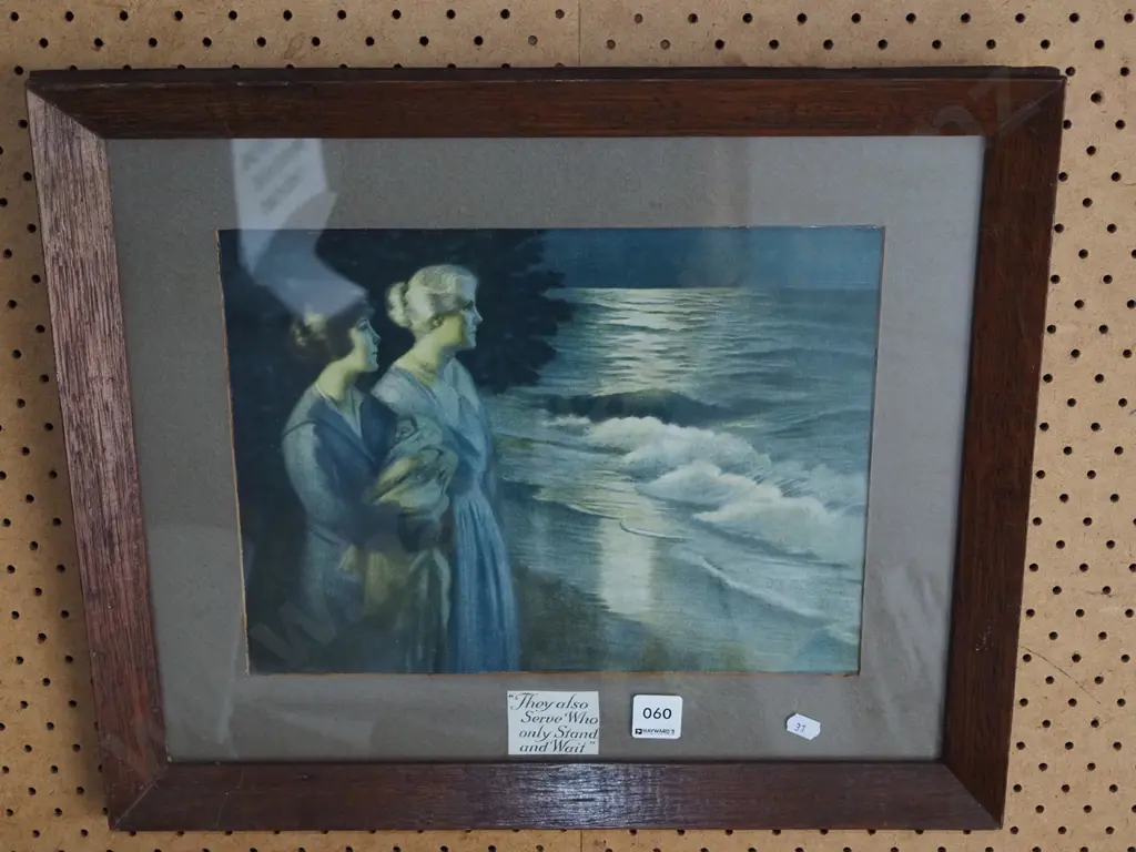 framed print - They Also Serve Who Only Stand And Wait Image 1++