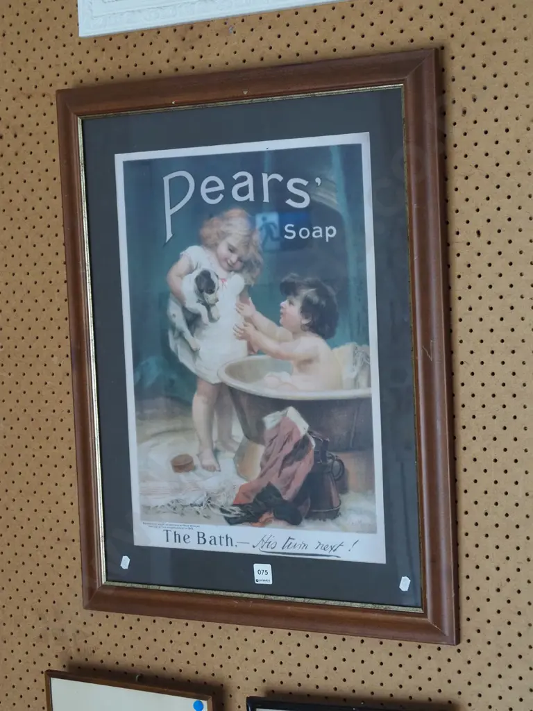 framed Pears Soap poster print Image 1++