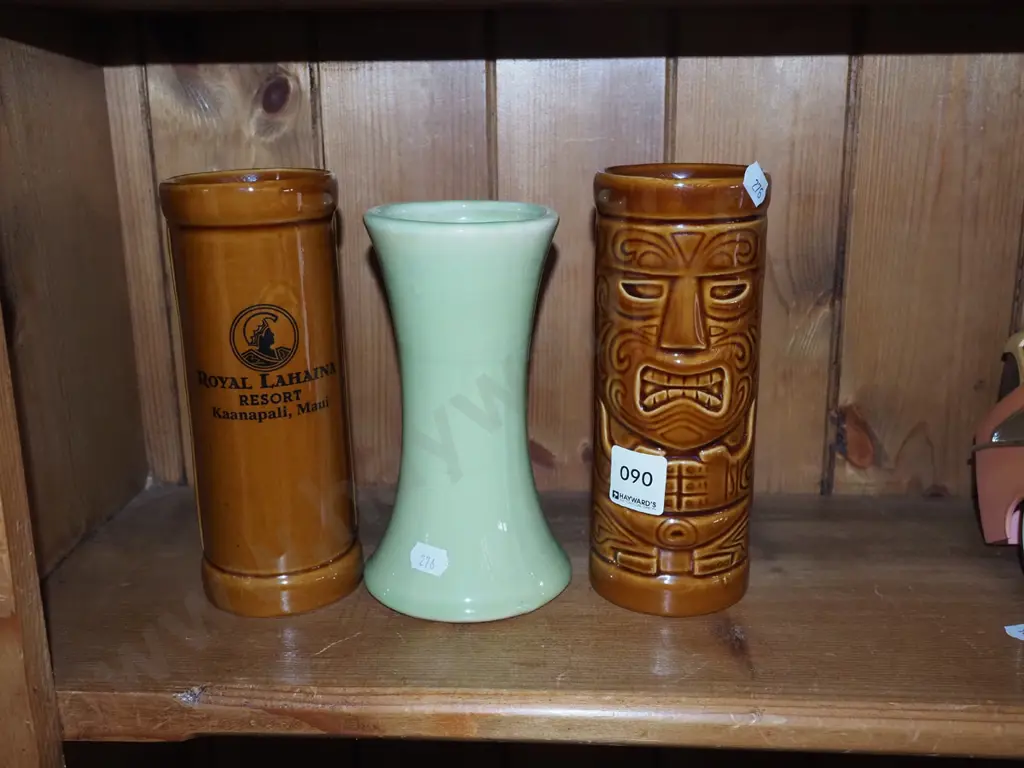 DHS vase, 2x Hawaiian vases Image 1++