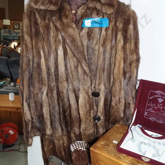 ladies fur coat