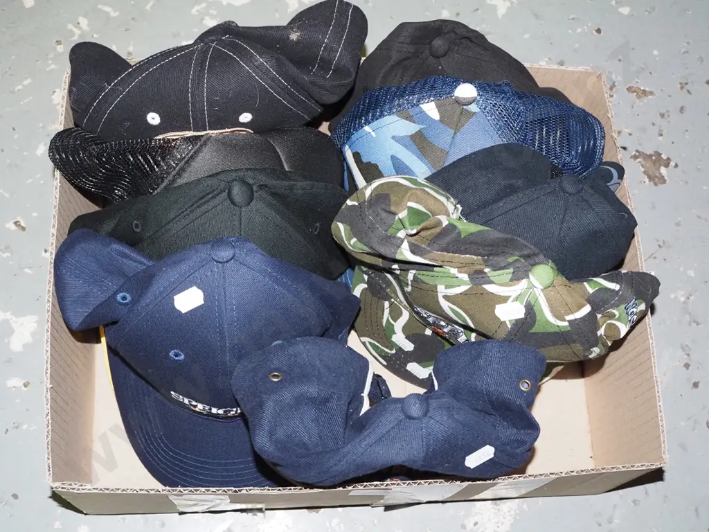 box of various caps Image 1++