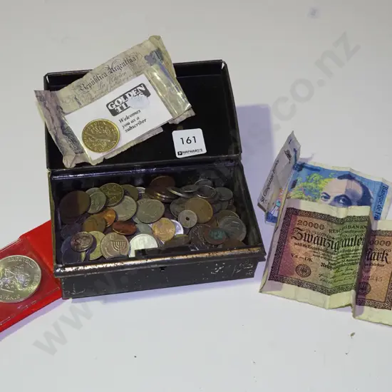 tin of coins