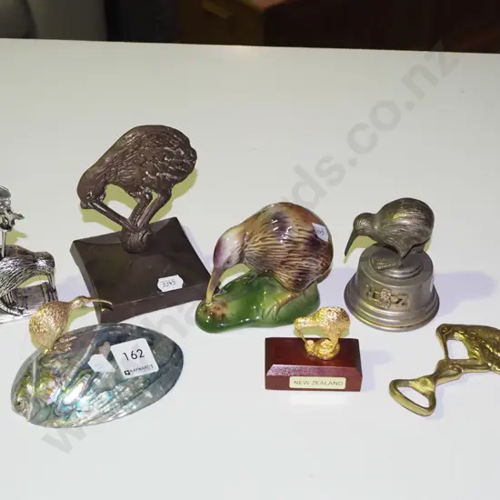 assorted souviner kiwi themed items