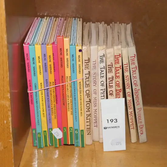 Beatrix Potter & AA Milne books