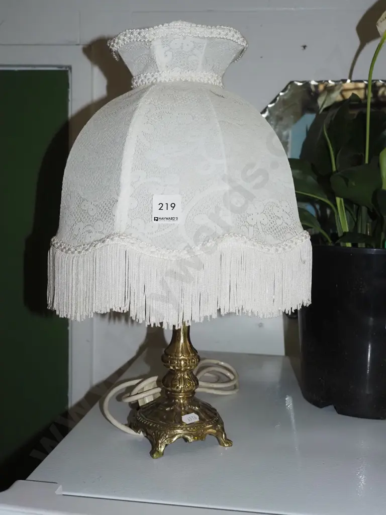 brass based table lamp H420 Image 1++