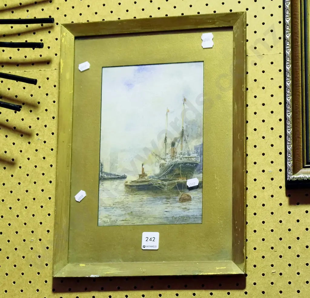 framed print - Tower Bridge London, foxing,  frame needs attention Image 1++