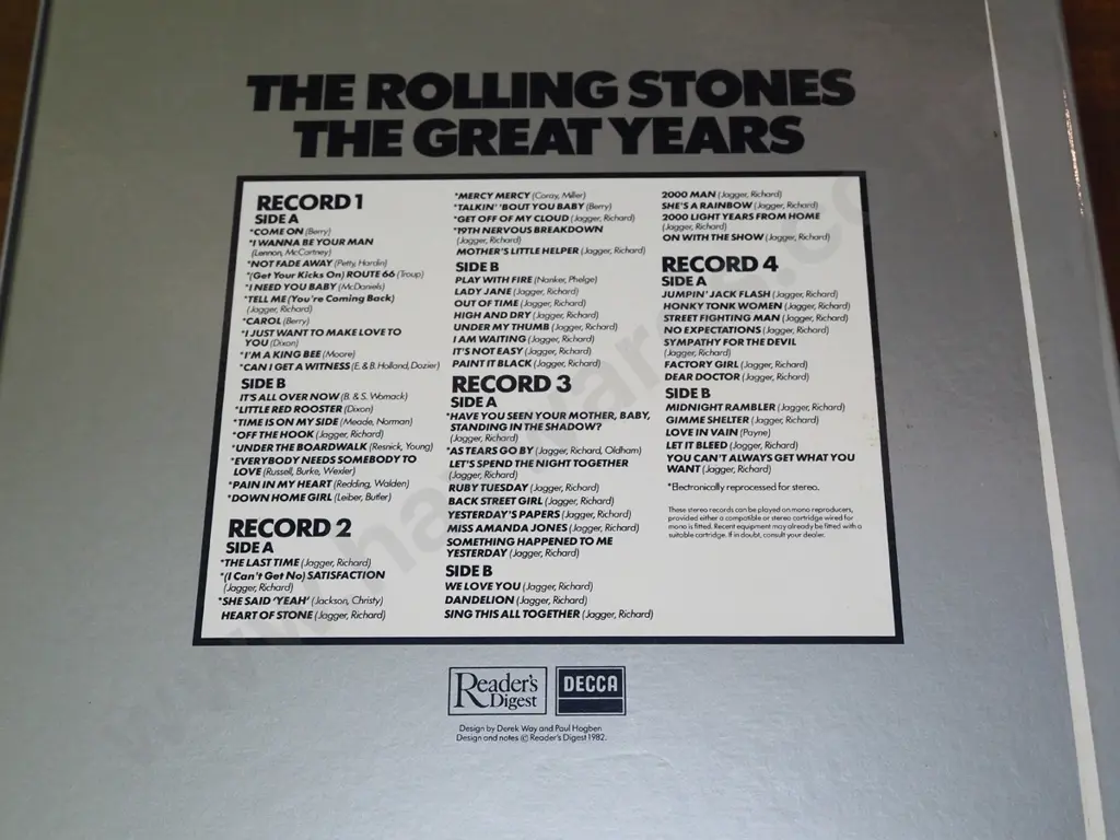 slip cased Rolling Stones LP set Image 1++