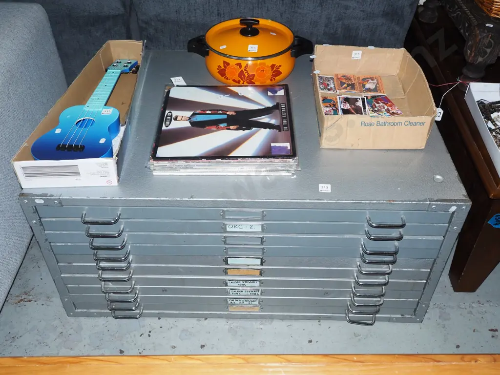 metal 10 drawer plan drawers H460 W980 D680 Image 1++