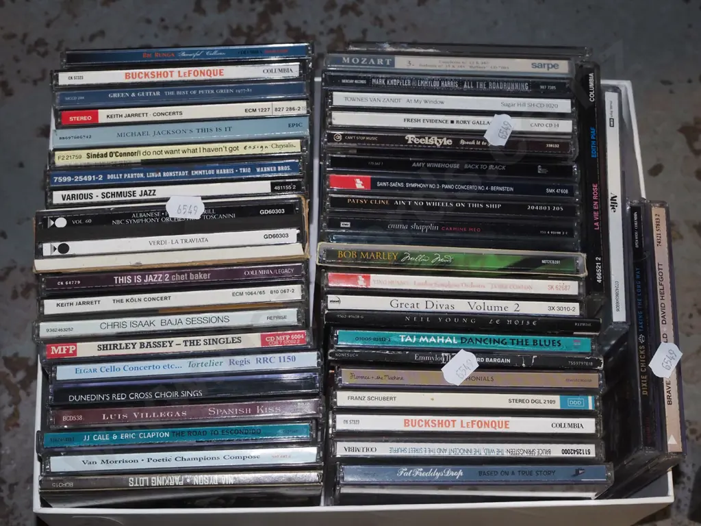 box of CDs Image 1++