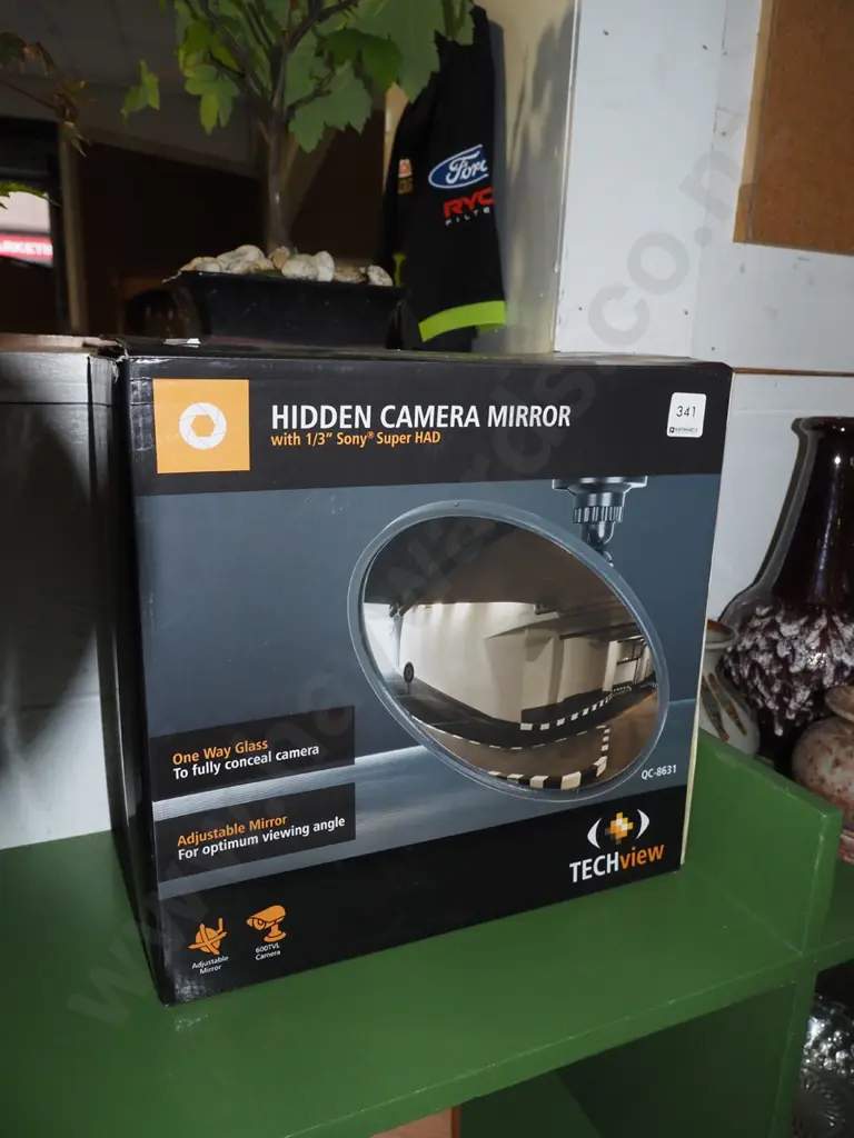 boxed as new hidden camera mirror Image 1++