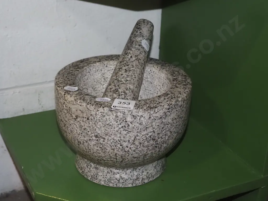 stone mortar and pestle Image 1++