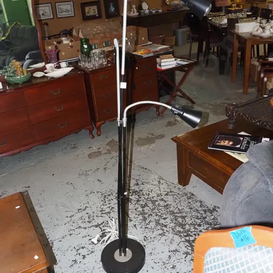 3x bulb adjustable standard lamp