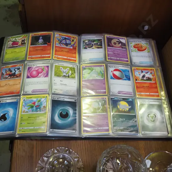 album of Pokemon collector cards
