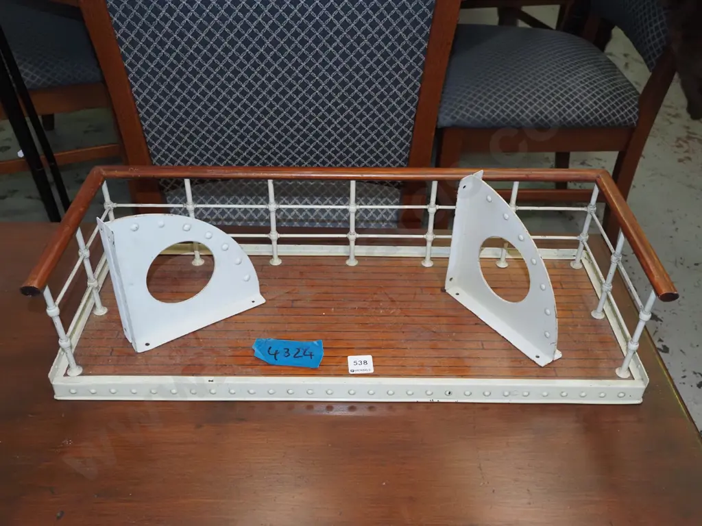 unusual ship themed wall mounted shelf and brackets Image 1++