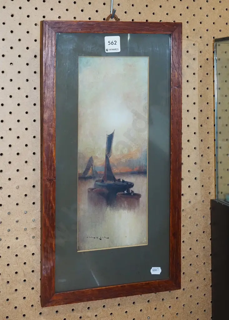 oak framed oil - boats Image 1++