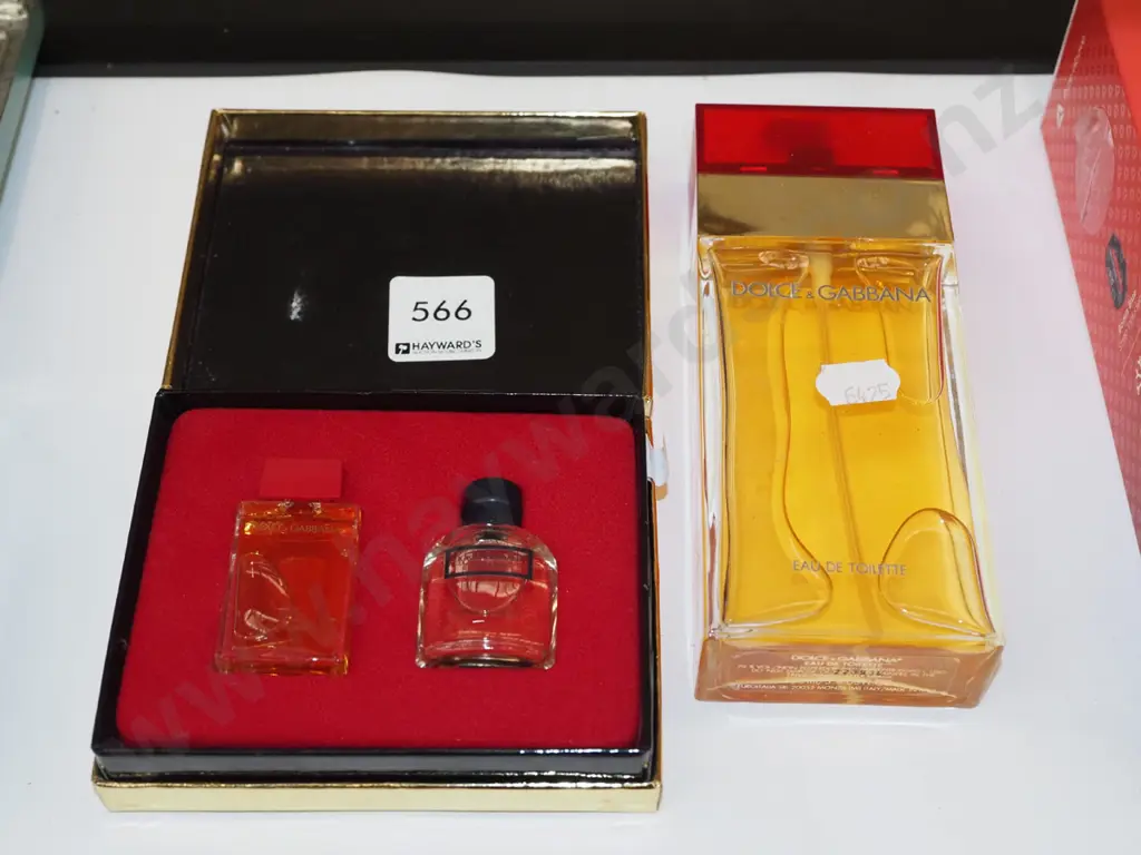 boxed as new Dolce & Gabbana eau de toilette  100ml, small 2 bottle gift set Image 1++
