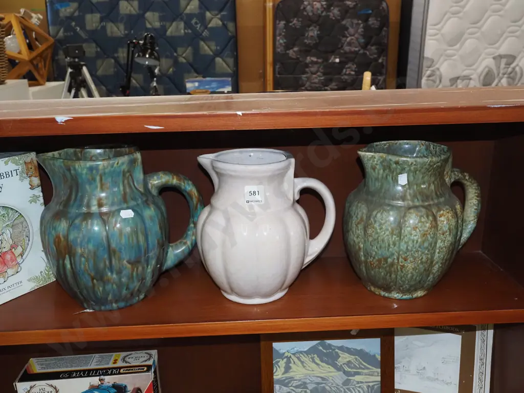 3x ceramic vintage kettles Image 1++