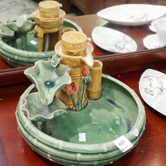 ceramic fountain/float bowl - no pump