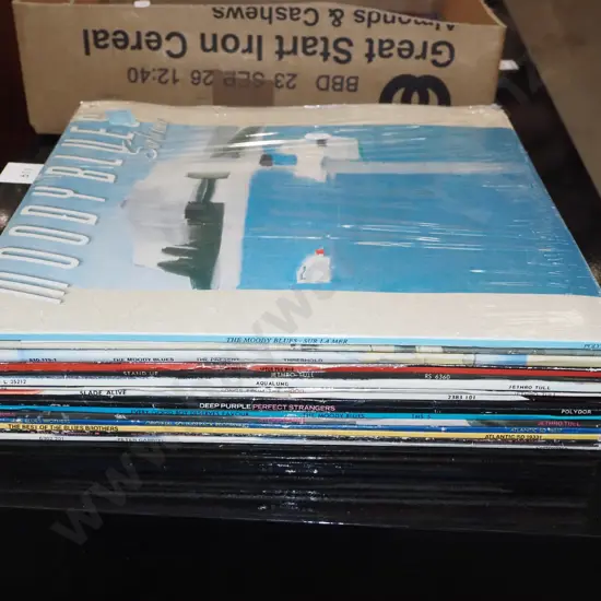 LPs; Moody Blues, Gary Moore etc