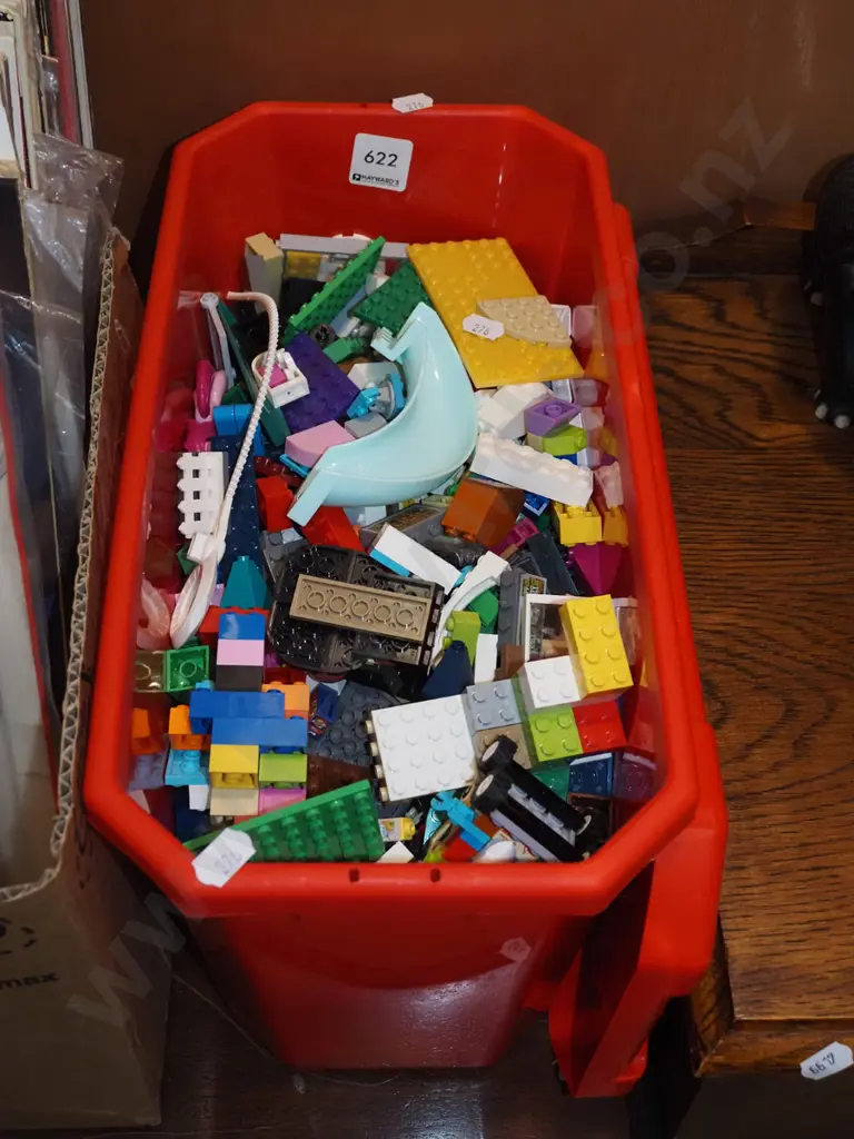 plastic tub of Lego Image 1++