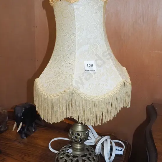 brass based table lamp H430