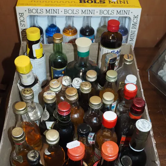 Bols miniature liqueur gift pack, box of spirit miniatures
