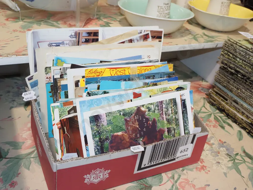 box of unused postcards Image 1++