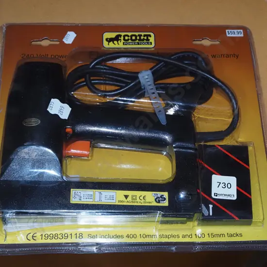 as new old stock Colt electric stapler