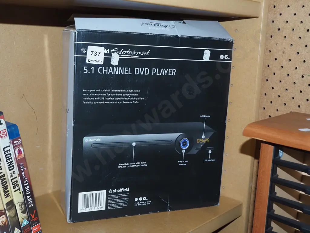 boxed as new old stock Sheffield DVD player Image 1++