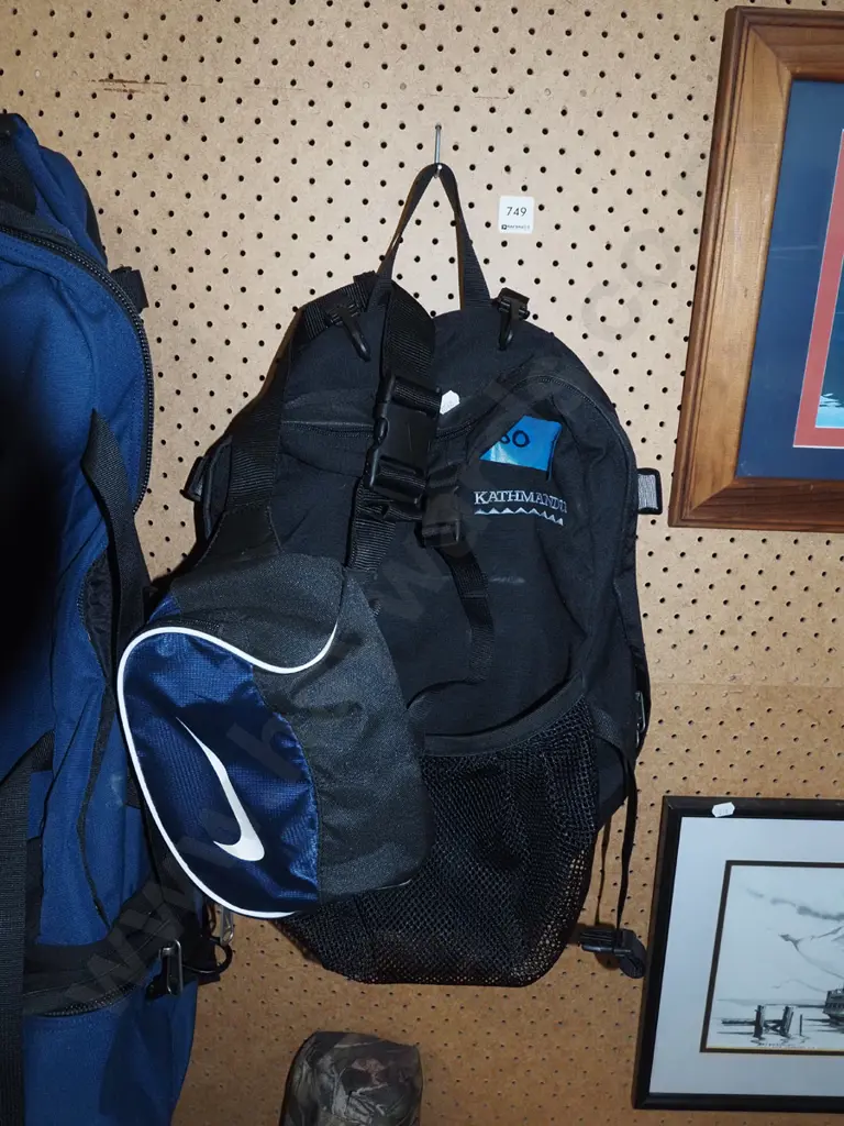 small Kathmandu backpack and bum bag Image 1++
