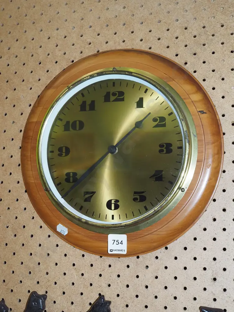 rimu framed wall clock - corrosion Image 1++
