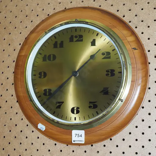 rimu framed wall clock - corrosion
