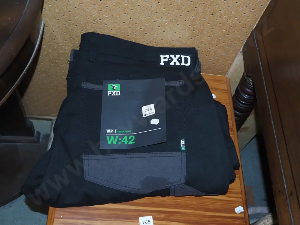 pair FXD size 42 as new black work pants Image 1++
