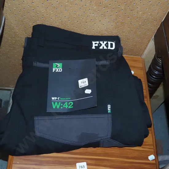 pair FXD size 42 as new black work pants