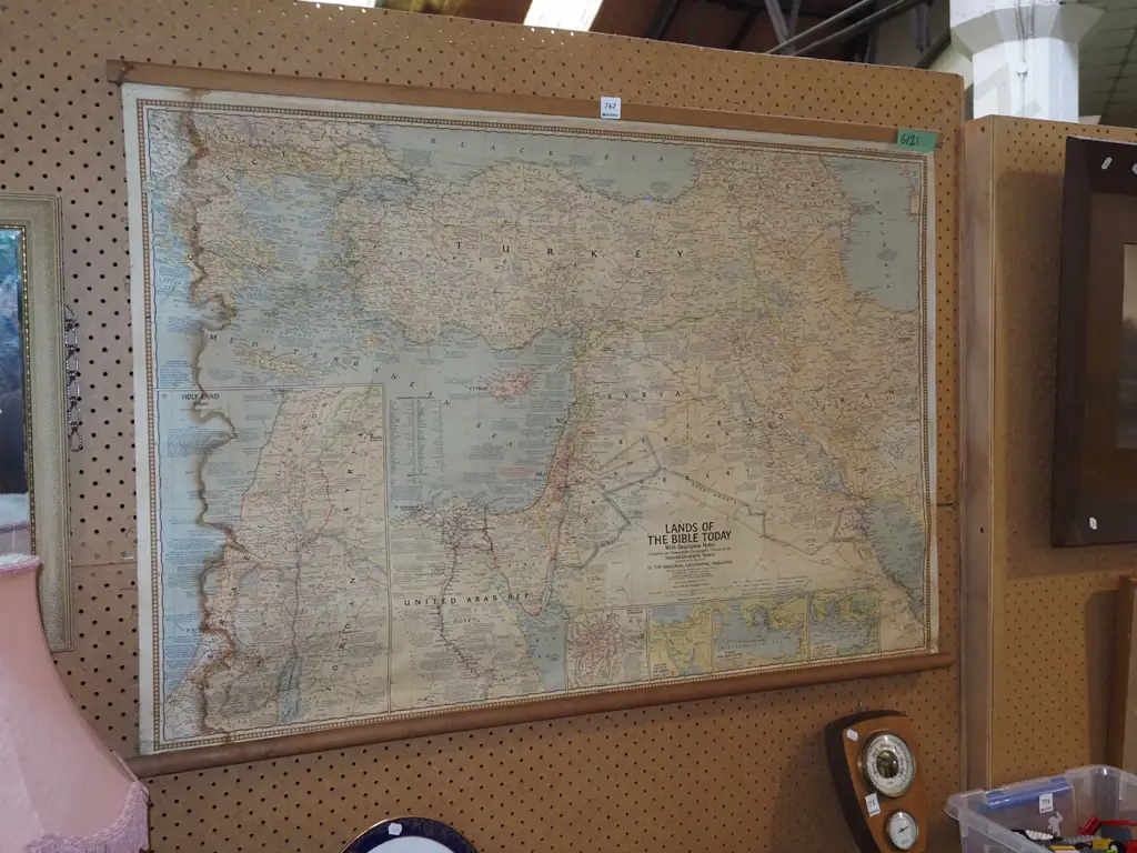 map: Lands of the Bible Today Image 1++